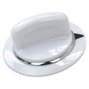 2 Pack White Dryer Timer Knob WE1M654 for GE Dryers