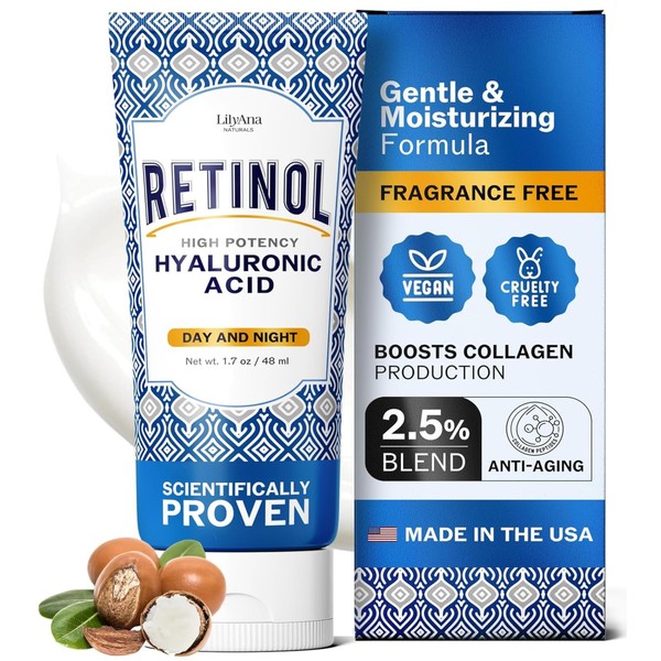 LilyAna Naturals Anti Aging Retinol Face Cream for Women –