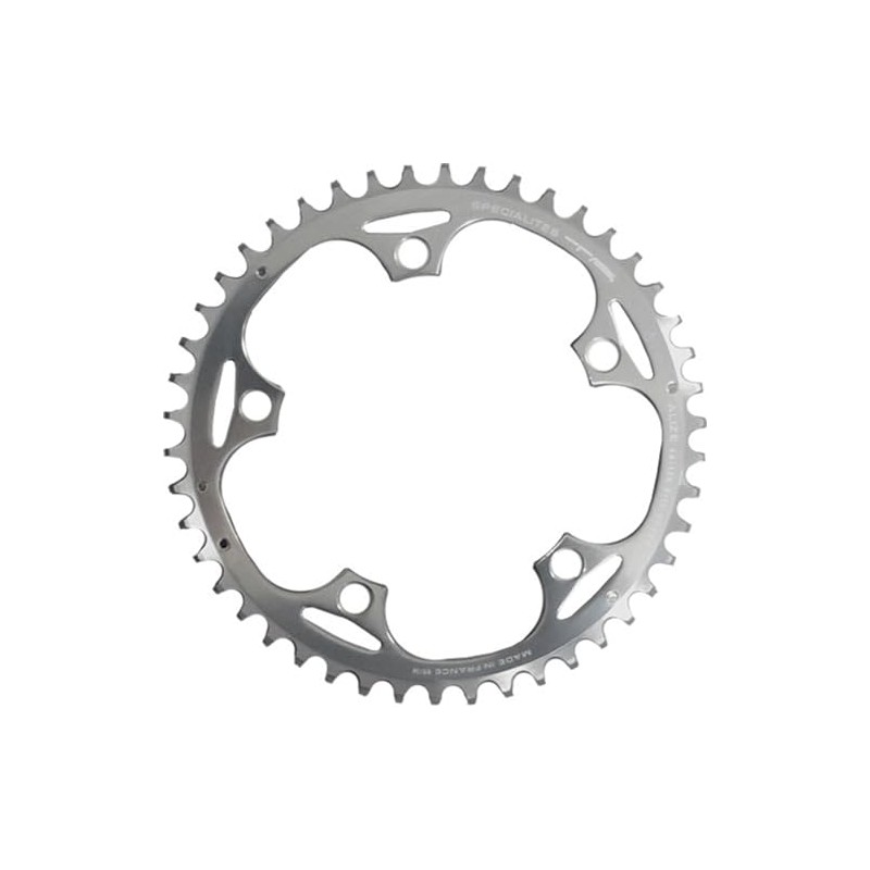 Spécialités TA Alize 130 PCD, 9/10 Speed Chainring, Silver, 60T