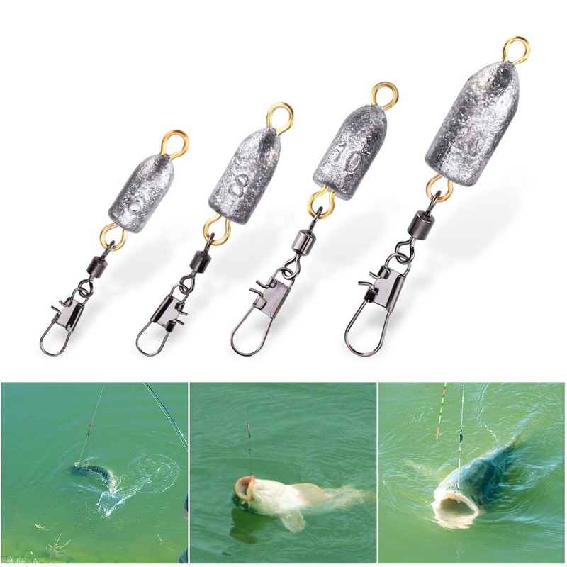 VGEBY - Plomo de pesca con forma de (5 unidades,