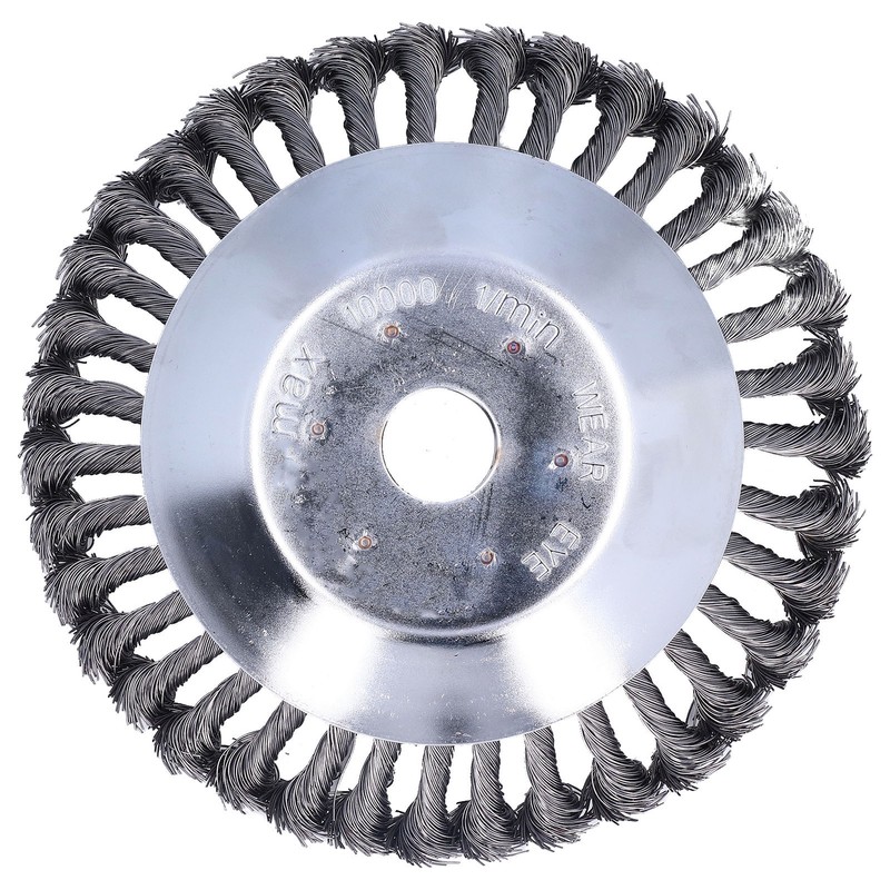 Twisted Wire Wheel Steel Garden Grass Weed Brush Cutting Head