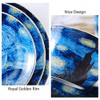 Coffeezone Vincent Van Gogh Art The Starry Night Porcelain Latte