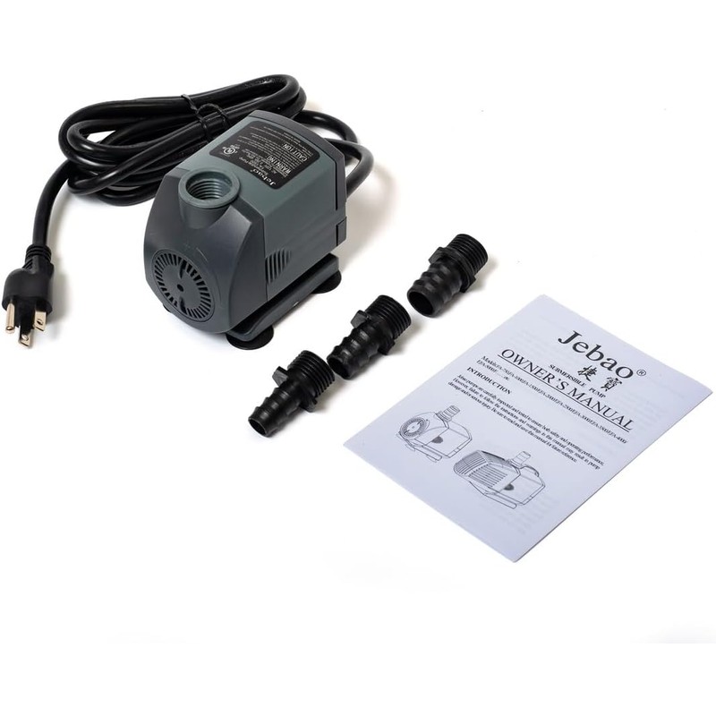 Jebao FA-1000 260GPH Submersible Fountain Pump | Hydroponics, Aquaponics, Waterfall,