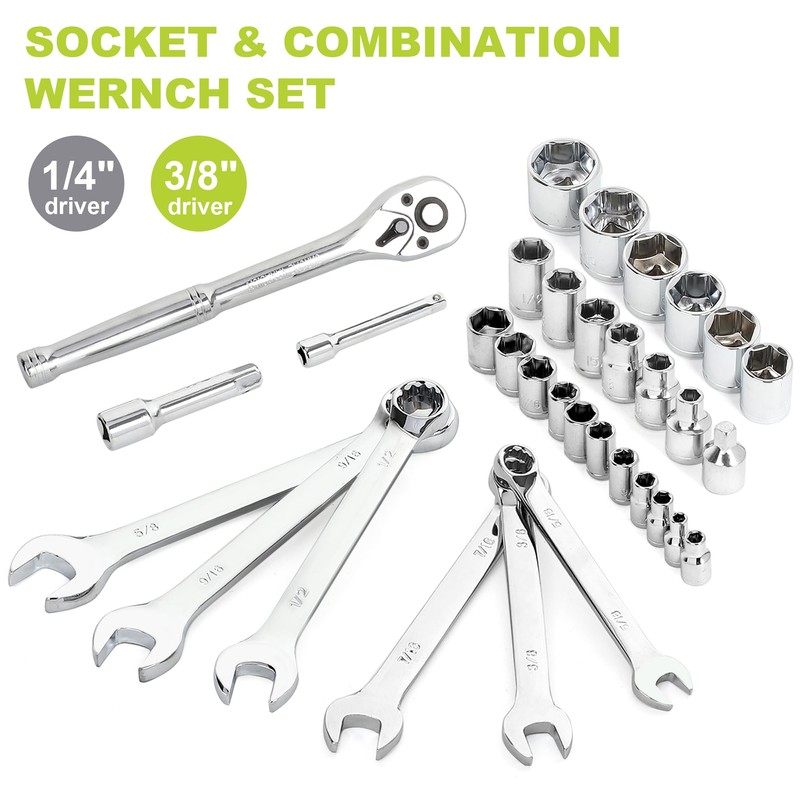 FASTPRO 198-Piece Household Tool Set, Home Repairing Tool Set with