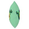 Avocado Working Out with Dumbbells Throw Pillow