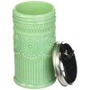 Tablecraft Sugar Shaker with Stainless Steel Top, 3.0625" x 5.75",