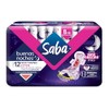 Saba Buenas Noches Extra, toallas nocturnas con alas, 12 piezas