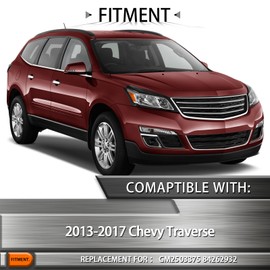 CONLLCON LED Headlights Assembly Compatible with 2013-2017 Chevy Traverse,Headlamp Passenger Side Replacement GM2503375 84262932