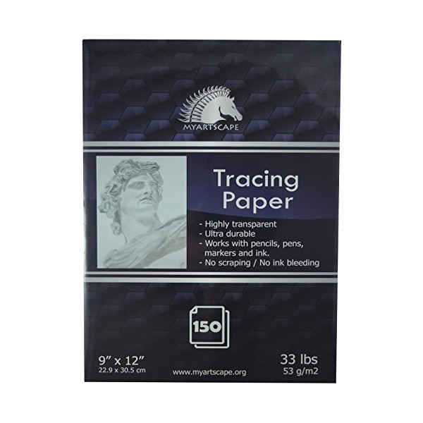 Tracing Paper Pad - 33lb - 9" x 12" -