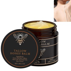 Crema Hidratantes Faciales de Sebo de Ternera y Miel, Hidratante Iluminadora, Reafirmante, 100ml, Desvanece Manchas Oscuras, No Grasa, iluminadora, reafirmante, loción corporal calmante hidratante duradera (1pcs)