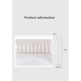 10 PCS Shower Head Cleaning Brush, Anti-Clogging Shower Head Cleaner Tool Small Crevice Cleaning Brushes Picks Multifunctional Hole Cleaning Brush with Nylon Bristle Non-Slip Handle