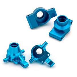 GoolRC Aluminum Alloy Front & Rear Steering Knuckle Carrier Steering Hub Carrier Upgrade Parts for Tamiya TT-01 TT01 1/10 Remote Control Drift Car