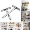 4 Pcs 4Inch Floating Shelf Bracket Heavy Duty Hidden Shelf