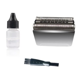 Shaver Foil Cutter Head Cassette w/Rozor Shaver Oil& Cleaning Brush Compatible for Br-aun 52S Series 5 5050 5070 5090 5040 5020 Silver
