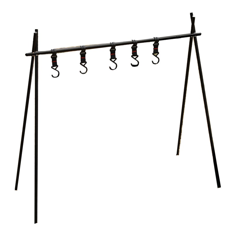 Camping Racks Aluminum Alloy Folding Triangular Shelf Collapsible Hanging Organizer