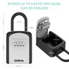 ORIA Key Lock Box, Key Safe Box, 4 Digit Combination