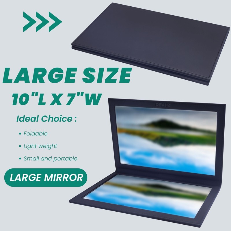 QEAHZ Adjustable Vitrectomy Mirror - Large Size, Face Down Mirror,