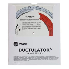 Ductulator Trane - Duct Sizing Calculator, English & Metric Units