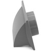 H&C VENT Grey Exhaust Hood Vent 153 mm with 100