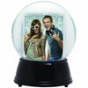 LED Light Up Photo Snow Globe (Black, Large)