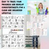 ADHD Cleaning Planner，Household Cleaning Schedule and Checklist Management for Daily,Daily