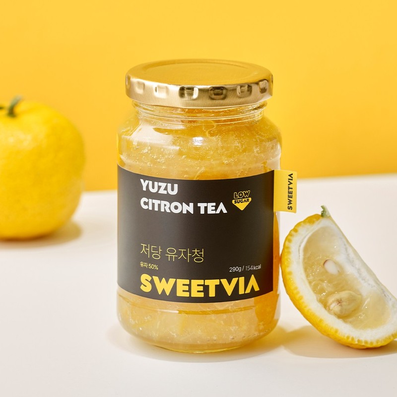 스윗비아 저당 유자청 Sweetbia Low-Sugar Yuja Tea
