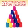 Gamie Stacking Cups Game - with 54 Challenges, 20 Stacking