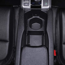 Car Seat Gap Filler,2 pcs pu Leather Car Seat Gap Plug Universal Gap Filler Pad Slot Plug Cover Pad for Most Models of Cars Black