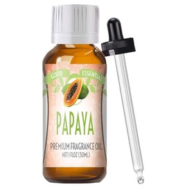 Good Essential Professional Papaya Scented Oil (30ml / 1 fl oz) for Diffusers, Candles, Soaps, Lotions, Perfume - Papaya Fragrance Oil for Soap and Candle Making