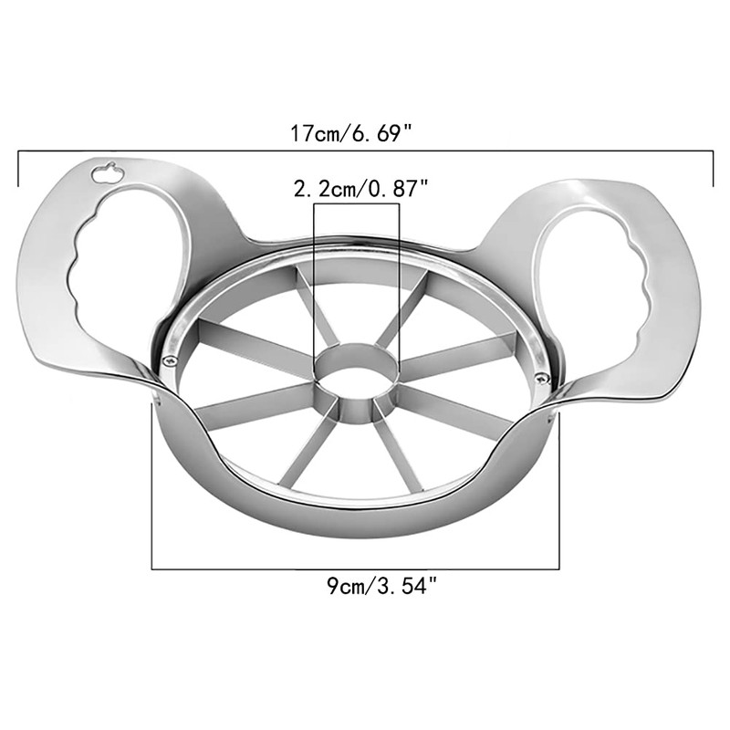 ANSIEDIO Apple Slicer Corer, 8-Slice Apple Slicer Corer, Cutter, Divider,