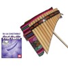 Beginners Set Bamboo Tunable Pan Flute + Case + Guide