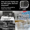 Suptig Waterproof Case Protective Housing Compatible For GoPro Hero 8