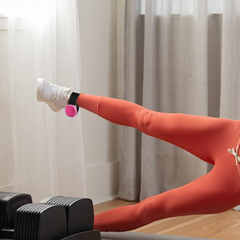 One Pair Adjustable Foot Strap Weights Comfortable Breathable Dumbbell Ankle