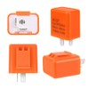 URAQT 12V 2-Pin LED Flasher Relay, Adjustable Indicator Relay, Turn