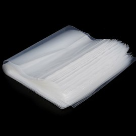 Storage plastic bag Zipper type plastic bag Zipper transparent storage bag 50p small organized storage pouch sealed packet 2ea