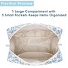 Large Makeup Bag Zipper Pouch Travel Cosmetic Organizer for Women