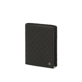 Daks (신세계센텀점)DBWA2F362LOUIS 블랙 DD경판로고 매트 가죽 중지갑 (Sinsagae Centum City) DBWA2F362 LOUIS Black DD Plate Logo Matte Leather Medium Wallet