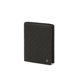 Daks (신세계센텀점)DBWA2F362LOUIS 블랙 DD경판로고 매트 가죽 중지갑 (Sinsagae Centum City) DBWA2F362 LOUIS Black DD Plate Logo Matte Leather Medium Wallet