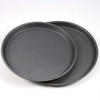 kdjsic 9/10/11/12-Inch Non-Stick Pizza Pan Carbon Steel Pizza Oven Tray