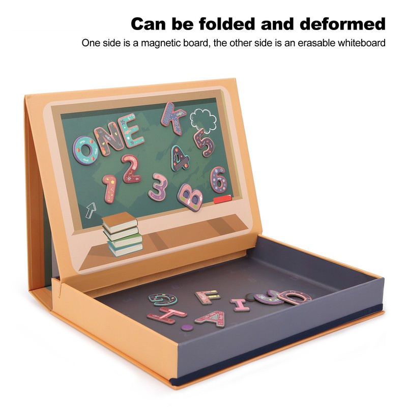 Kids Magnetic Jigsaw Puzzle DIY Paper Drawing Board Children Educational