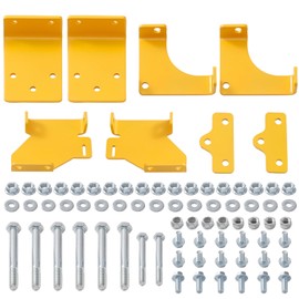MWEDP Zero Turn Mower 125255 Hydro Transmission Brackets Kit for Hustler Raptor SD/SDX Mower, Includes L/R Hydro Brackets & Hardware 552564, 552565, 552566, 552567