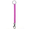 Swing Back Belt Loop Easy Installation Coil Key Holder Pink