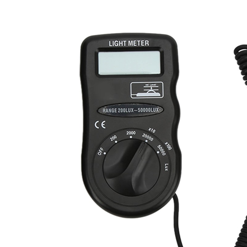 DT‑1300 Light Meter Digital Illuminance Meter with LCD Screen Portable