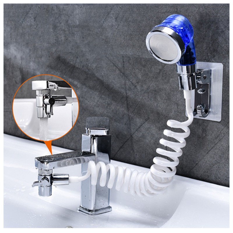 Pressurized Household Handhled Shower Sprayer Hand Shower Faucet Kit Hair