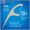 DenTek Earth Friendly Floss Picks, Organic Plant-Based bio-Plastic Handles, Mint,