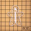 Gingerbread Man Mummy Cookie Cutter 1 Piece