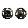 B-132 Snap Buttons, Black, 0.6 inches (15 mm), Set of