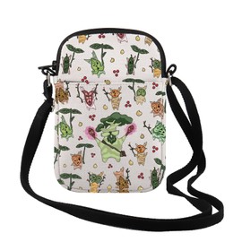 FOTAP Gaming Theme Gaming Lover Zipper Crossbody Bag Unique Gift for Gamers, Time Tear Cr