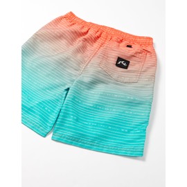Rusty 963404 Boys Gradient Surf Trunks Board Shorts, orange