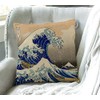 Swono Hokusai The Great Wave Throw Pillow Case Cushion Cover